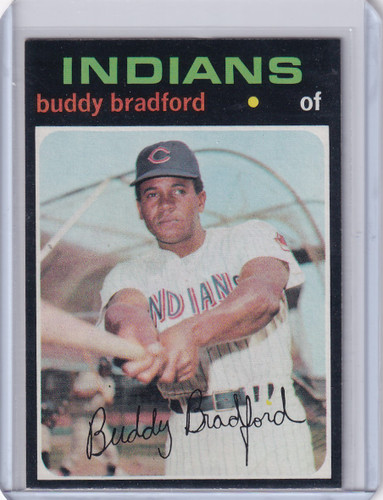 1971 Topps Baseball #552 Buddy Bradford - Cleveland Indians