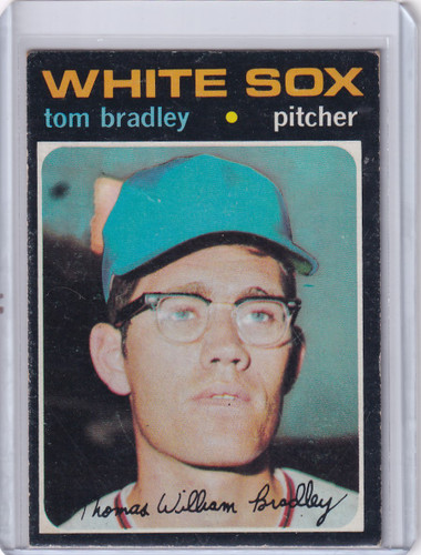 1971 Topps Baseball #588 Tom Bradley - Chicago White Sox RC