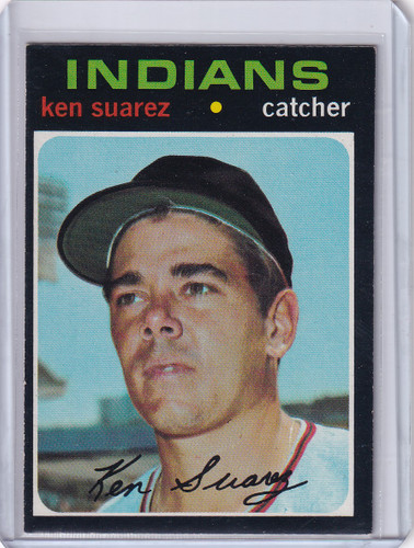 1971 Topps Baseball #597 Ken Suarez - Cleveland Indians