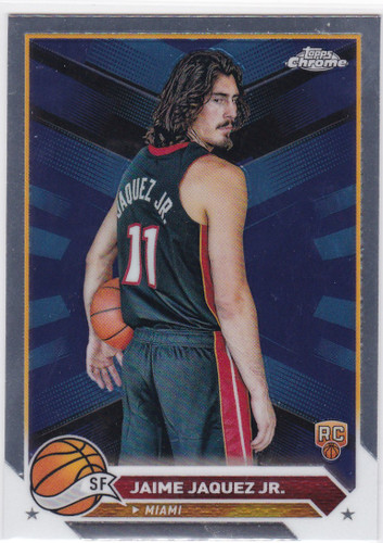 2024 Topps Chrome #121 Jaime Jaquez JR RC Miami Heat