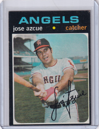 1971 Topps Baseball #657 Joe Azcue - California Angels