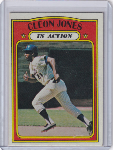 1972 Topps Baseball #32 Cleon Jones IA - New York Mets