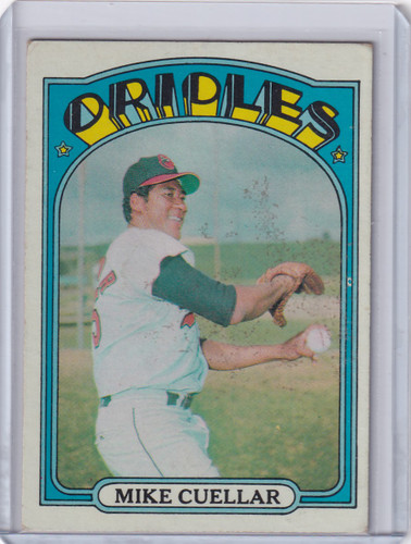 1972 Topps Baseball #70 Mike Cuellar - Baltimore Orioles