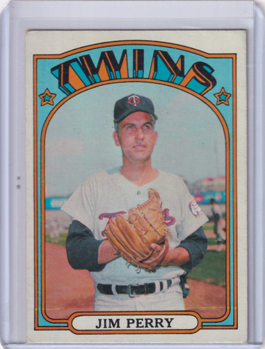 1972 Topps Baseball #220 Jim Perry - Minnesota Twins