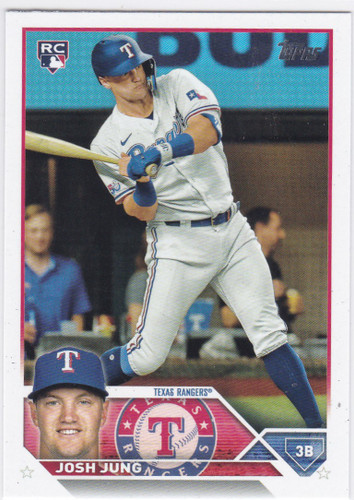 2023 Topps #529 Josh Jung RC Texas Rangers