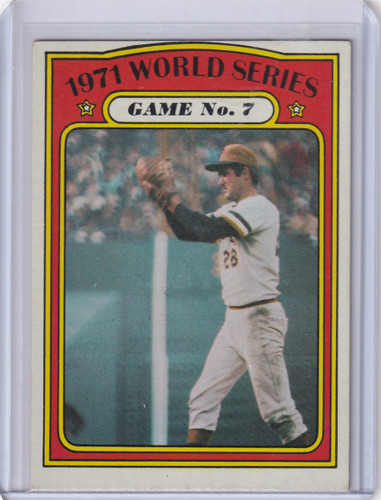 1972 Topps Baseball #229 1971 World Series Game No. 7 WS - Pittsburgh Pirates