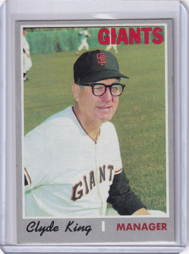 1970 Topps Baseball #624 Clyde King - San Francisco Giants