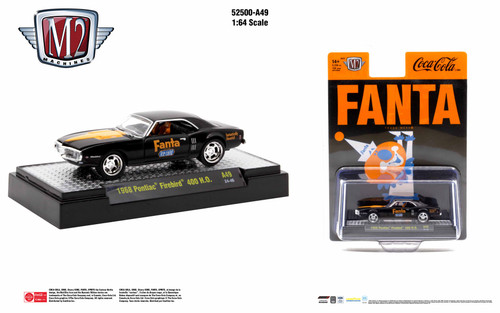 M2 Machines Coca-Cola Release A49 1968 Pontiac Firebird 400 H.D.