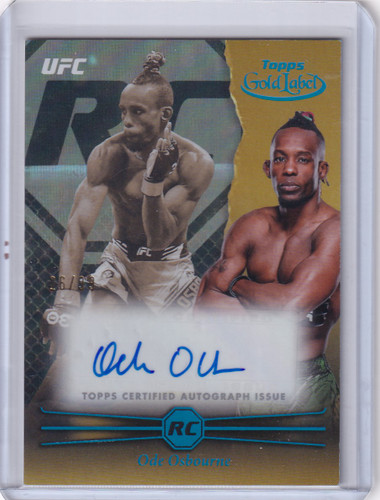 2024 Topps Gold Label Auto #RCA-ODE Ode Osbourne Rookie 26/99
