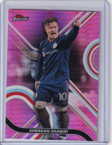 2022 Topps Finest Pink #25 Xherdan Shaqiri 119/125 - Chicago Fire