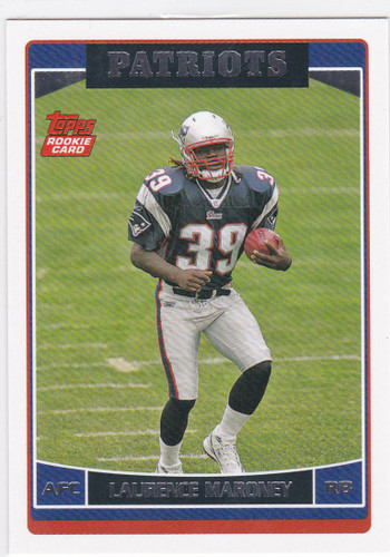 2006 Topps #373 Laurence Maroney RC New England Patriots