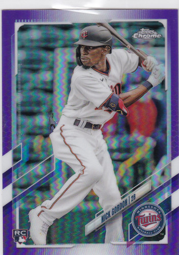 2021 Topps Chrome #USC16 Purple Nick Gordon RC Minnesota Twins