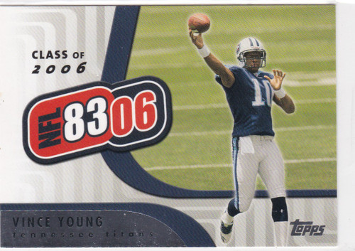2006 Topps #NFL7 Vince young NFL8306 RC Rookie Texas Longhorns