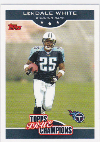 2006 Topps True Champions #17 LenDale White Tennessee Titans