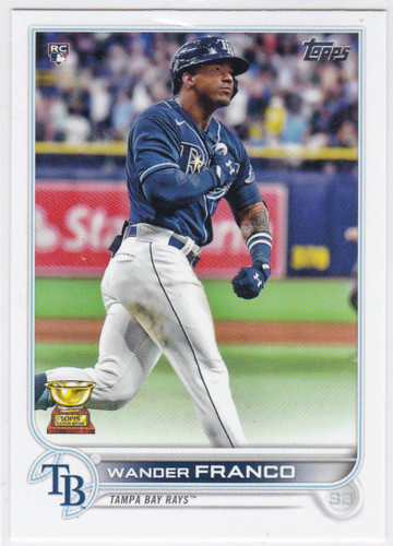2022 Topps #215 Wander Franco All star Rookie Cup RC Tampa Bay Rays