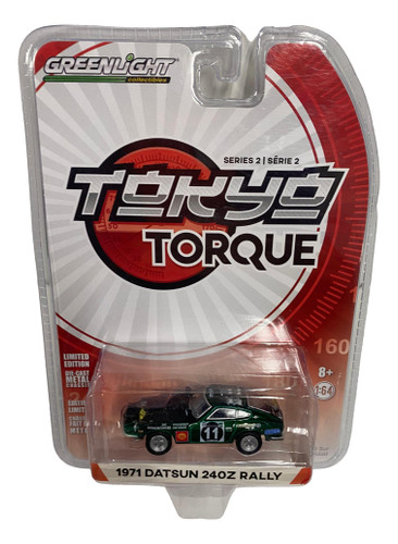 Greenlight 1:64 Tokyo Torque 1971 Datsun 24OZ Rally CHASE