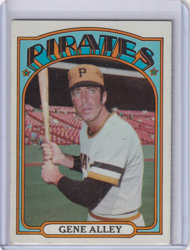 1972 Topps Baseball #286 Gene Alley - Pittsburgh Pirates