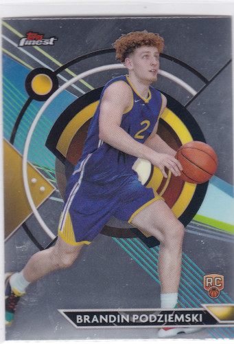 2023-24 Topps Finest #92 Brandin Podziemski RC San Francisco