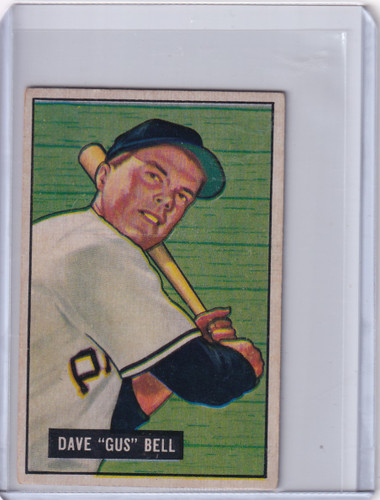 1951 Bowman Baseball #40 Dave Bell RC - Pittsburgh Pirates