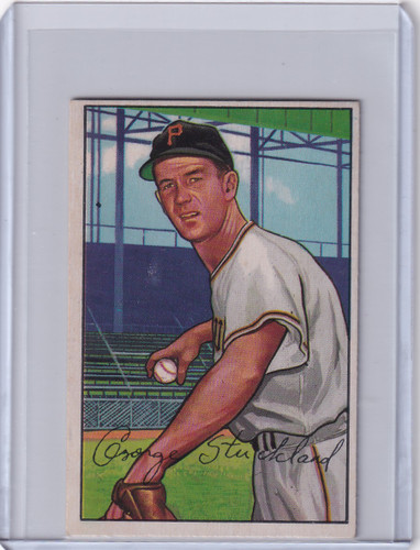 1952 Bowman Baseball #207 George Strickland RC - Pittsburgh Pirates