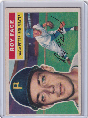 1956 Topps #13 Roy Face - Pittsburgh Pirates