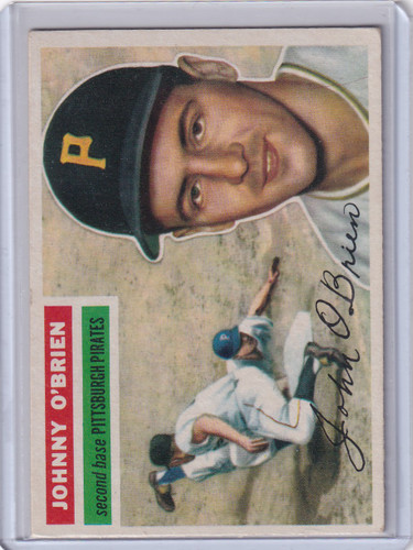 1956 Topps #65 Johnny O'Brien - Pittsburgh Pirates