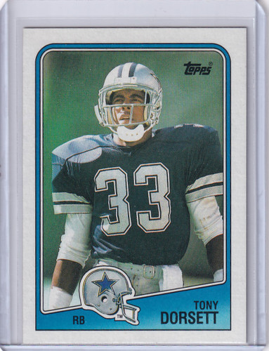 1988 Topps Football #262 Tony Dorsett - Dallas Cowboys