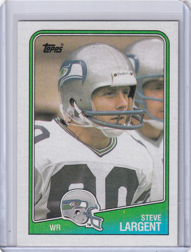 1988 Topps Football #135 Steve Largent - Seattle Seahawks