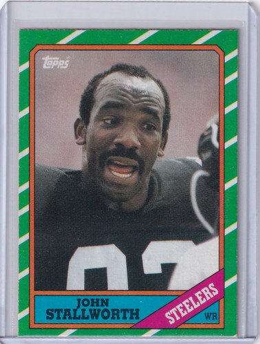 1986 Topps Football #285 John Stallworth - Pittsbugh Steelers