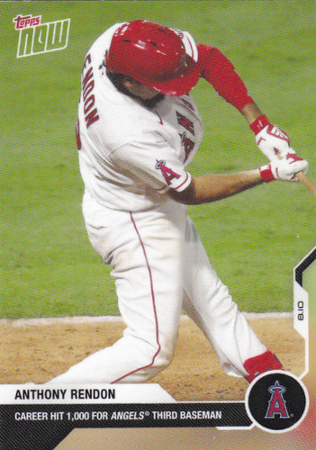2020 TOPPS NOW #85 ANTHONY RENDON- ANGELS