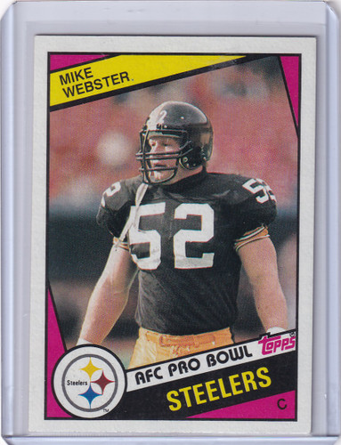 1984 Topps Football #171  Mike Webster PB - Pittsburgh Steelers