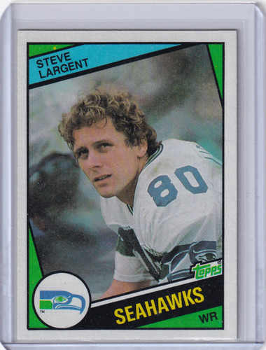 1984 Topps Football #196  Steve Largent - Seattle Seahawks