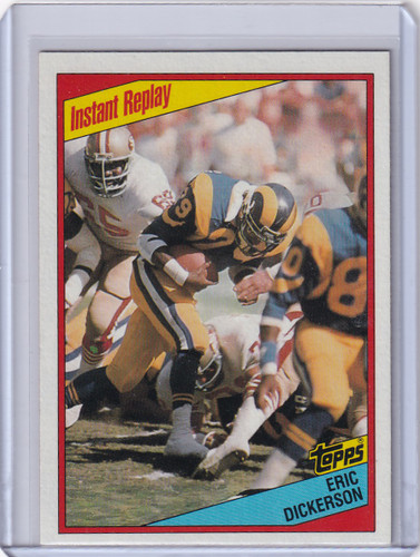 1984 Topps Football #281 Eric Dickerson IR - Los Angeles Rams