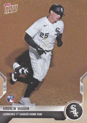 2021 TOPPS NOW #205 ANDREW VAUGHN- CHICAGO WHITE SOX