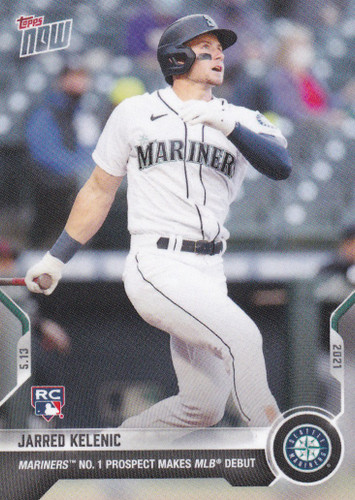 2021 TOPPS NOW #208 JARRED KELENIC- SEATTLE MARINERS