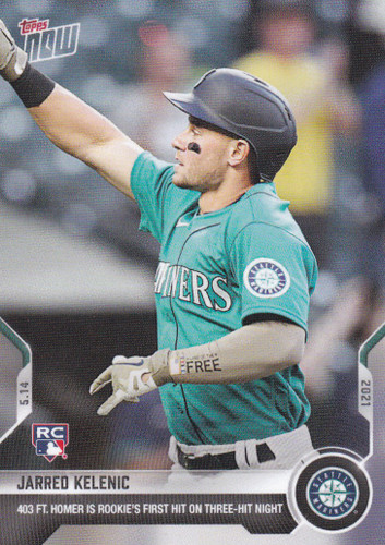 2021 TOPPS NOW #211 JARRED KELENIC- SEATTLE MARINERS