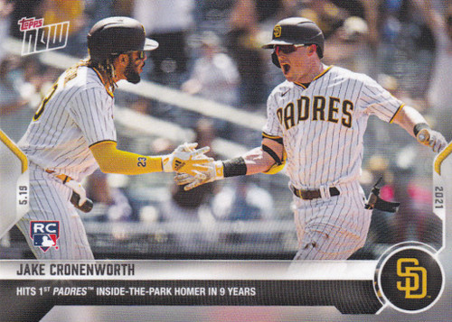 2021 TOPPS NOW #232 JAKE CRONENWORTH- SAN DIEGO PADRES