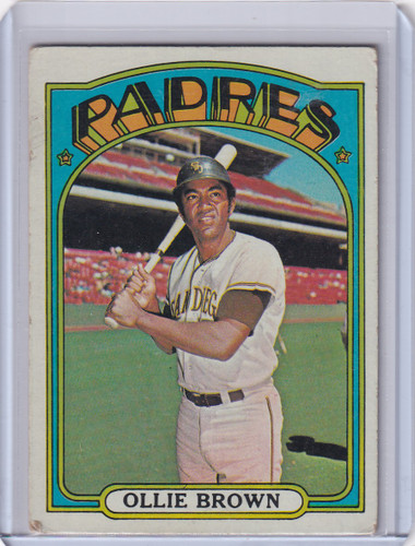 1972 Topps Baseball #551 Ollie Brown - San Diego Padres
