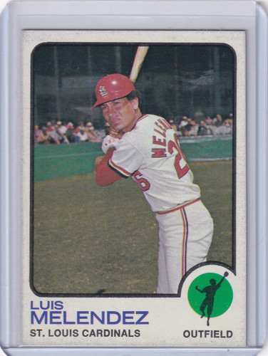 1973 Topps Baseball #47 Luis Melendez - St. Louis Cardinals