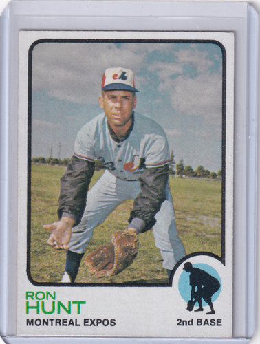 1973 Topps Baseball #149 Ron Hunt - Montreal Expos