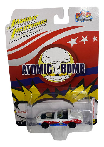 Johnny Lightning JLPC016 Pop Culture 1969 Chevrolet Corvette Atomic Bomb