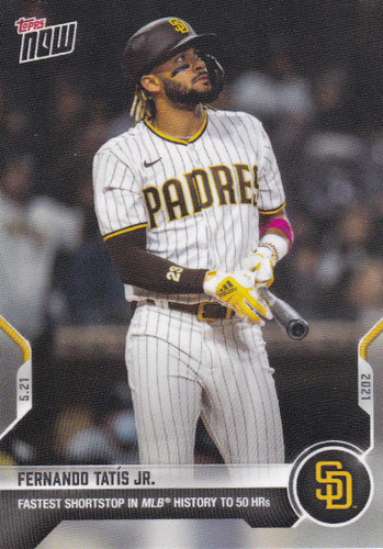 2021 TOPPS NOW #253 FERNANDO TATIS JR- SAN DIEGO PADRES