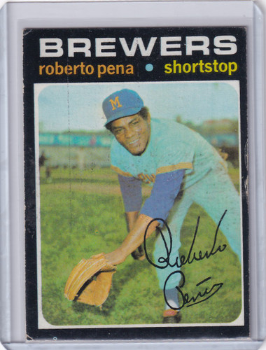 1971 Topps Baseball #334 Roberto Pena - Milwaukee Brewers