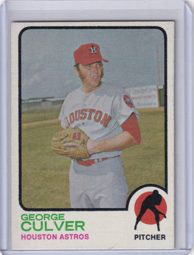 1973 Topps Baseball #242 George Culver - Houston Astros