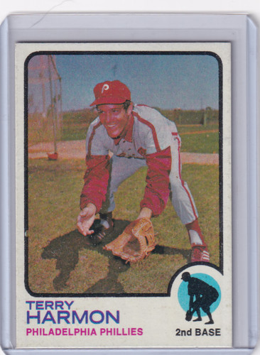 1973 Topps Baseball #166 Terry Harmon - Philadelphia Phillies