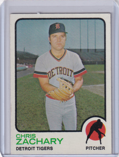 1973 Topps Baseball #256 Chris Zachary - Detroit Tigers