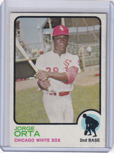 1973 Topps Baseball #194 Jorge Orta - Chicago White Sox RC