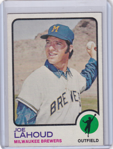 1973 Topps Baseball #212 Joe Lahoud - Milwaukee Brewers