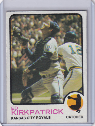 1973 Topps Baseball #233 Ed Kirkpatrick - Kansas City Royals