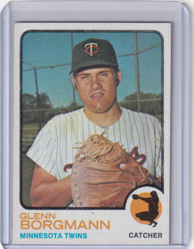 1973 Topps Baseball #284 Glenn Borgmann - Minnesota Twins RC